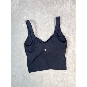 Lululemon Align Tank Top Black Womens Size 2 Running Yoga Pilates Workout Gym